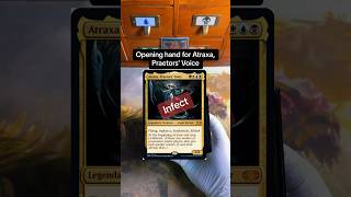 Atraxa Praetors Voice opening hand openinghand edh magicthegathering commander mtg infect [upl. by Enylhsa]