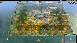 Civ 5 AI Only Timelapse Modern Battle The Nuclear Hell [upl. by Jania]