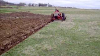 Allis Chalmers D19 plowing pasture [upl. by Tnairb114]