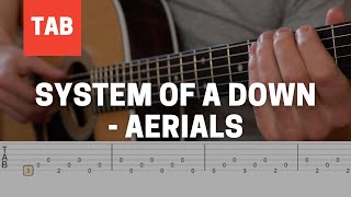 TAB Aerials  System Of a Down 🌇⛰️ Main Intro Riff guitartabs soad tabs riffs [upl. by Matland]