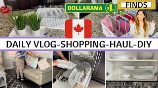 My Productive Daily Vlog 🇨🇦Home Reset amp Shopping At Dollarama amp Kitchen Haul 💁‍♀️Summer Shopping [upl. by Orenid]