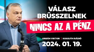 Orbán Viktor a Kossuth Rádióban 2024 január 19 [upl. by Terb]