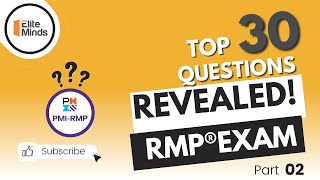 10 Questions you will definitely see in your PMI RMP® Exam  Part II [upl. by Ayat]