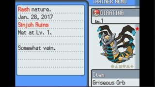 Live Shiny Giratina Hatches From the Cosmic Egg after only 1038 SRs [upl. by Ahsinej939]