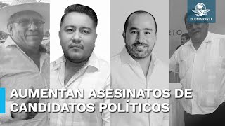 Van 14 políticos asesinados en lo que va del proceso electoral [upl. by Ativla617]