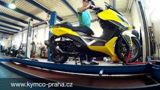 Kymco Xciting 400i ABS TurboKit H2  instalation [upl. by Inan]