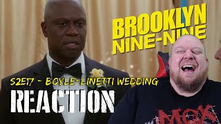 Brooklyn 99 2x17 The Boyle Linetti Wedding REACTION  Holt is just constant comedy gold [upl. by Timotheus]