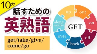 【話すための英熟語①】gettakegivecomego 句動詞【050】 [upl. by Orteip]