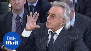 Peter Stringfellow gives evidence to MPs over lapdance clubs [upl. by Erastatus]