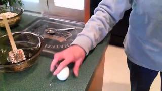 Peel Hardboiled Eggs in a Flash with a Spoon [upl. by Pascha]