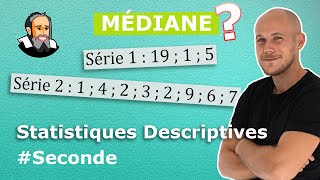 MÉDIANE dans une série statistique  Exercice Corrigé  Seconde [upl. by Xanthus674]