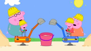 A Day At Digger World 🚧  Peppa Pig Official Full Episodes [upl. by Nnylrebma]