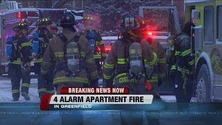 Greenfield apartment fire [upl. by Kruse825]