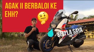 BERBALOI TAK KLAU BELI🤔  BMW C400X DETAILS REVIEWS [upl. by Yortal]