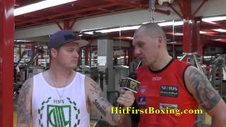 Krzysztof Glowacki Interview amp Training Highlights B4 81415 Fight [upl. by Kaleena]