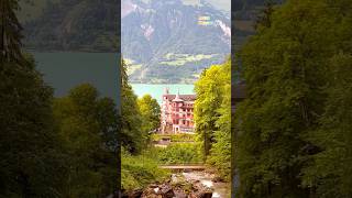 Grandhotel Giessbach fall Switzerland 🇨🇭 follow for more daily shorts 🇨🇭 [upl. by Germaine]