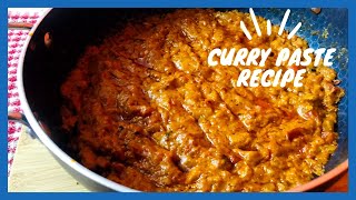 Curry Paste Recipe  Home made Indian curry Paste Delicious amp Easy all purpose Curry Paste😋 [upl. by Nareht285]