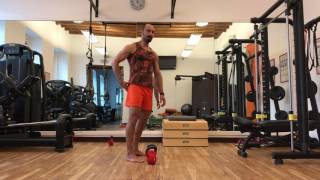 single leg deadlift  stacco monopodalico [upl. by Marybelle929]