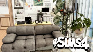 1310 Chic Street  City Guy Korean Apartment  The Sims 4 CC Stop Motion [upl. by Brackely187]