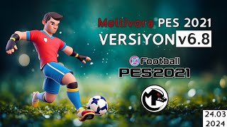 Mellivora PES 2021 v68 Güncelleme Kurulum [upl. by Eelime975]