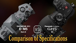 Olympus OMD EM5 Mark III vs Panasonic Lumix GH5S A Comparison of Specifications [upl. by Yecaw925]