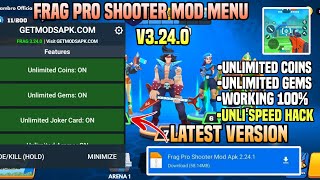 Frag Pro Shooter Mod Menu V3240  Frag Pro Shooter v3240 Mod Apk Download Now [upl. by Titania72]