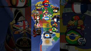 SUDAMERICA Y SUS PAÍSES countryballs paises historia datoscuriosos mapa [upl. by Eussoj805]