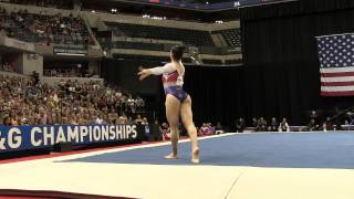 Aly Raisman – Floor Exercise – 2015 PampG Championships – Sr Women Day 2 [upl. by Enirol603]