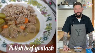 Polish beef goulash  Learning Polish cooking [upl. by Prader]