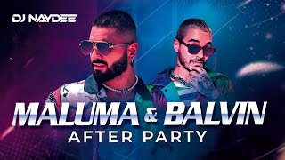 Maluma Y J Balvin Reggaeton Mix 2021  2017  Poblado Remix Sobrio Hawaii  After Party DJ Naydee [upl. by Nuy481]