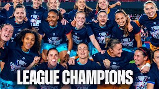 BARÇA WOMEN CELEBRATE THE LEAGUE TITLE 🎉🏆👀 [upl. by Akoyin]