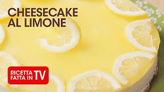 Come preparare la CHEESECAKE AL LIMONE di Benedetta Rossi  Ricetta TV Fatto in Casa per Voi [upl. by Ferne]