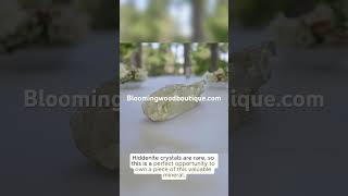 hiddenite rare valuable minerals crystals gemstones rockhounding usa crystalshop rocks [upl. by Gough612]