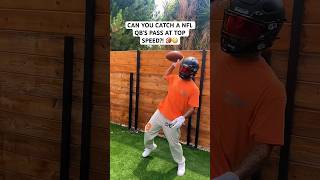 Can You Catch A NFL QB’s Top Speed Pass 🏈😳🔥 football viral nfl [upl. by Appolonia]