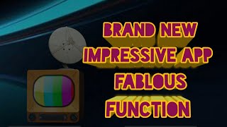 BRAND NEW IMPRESSIVE APP FABLOUS FUNCTION ANDROID FIRESTICK [upl. by Dnyletak]