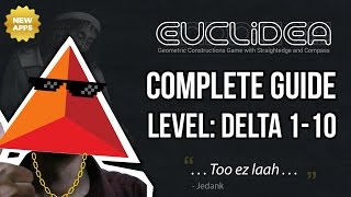 Euclidea Walkthrough  Gamma Level Complete Guide  Solution [upl. by Zinn224]