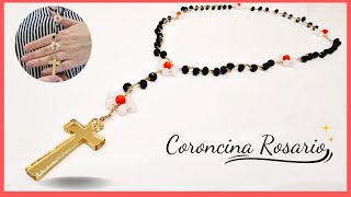 TUTORIAL Coroncina Rosario uncinetto [upl. by Maidie]