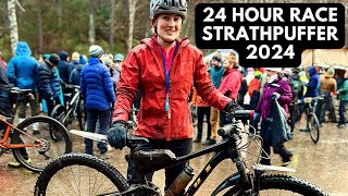 Scotlands hardest 24 hr MTB race in winter  Strathpuffer 2024 [upl. by Freeland]