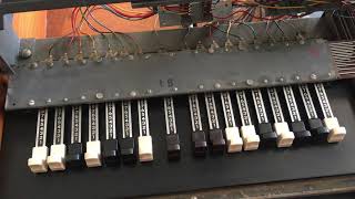 9 Hammond organ L100 drawbars 9 of 11 [upl. by Ahseiyk650]