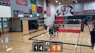 RHS vs West Valley Spokane “most of set 2” 😆 [upl. by Sella]