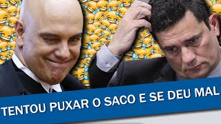 ALEXANDRE DE MORAES IGNORA SERGIO MORO  MARRECO VIRA CHACOTA NAS REDES SOCIAIS [upl. by Lezirg171]