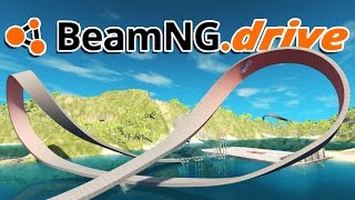 BeamNGdrive Gameplay  Double Loops  Lets Play BeamNGdrive [upl. by Lantha]