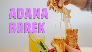 Adana Borek  Turkish Borek  How to make easy borek at home [upl. by Einahpts]