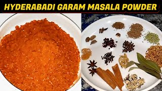 Hyderabadi Garam Masala  How to Make Homemade Hyderabadi Garam Masala Recipe [upl. by Eintruoc]