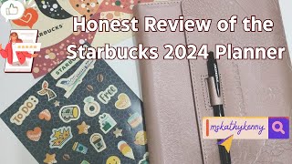 Honest Review of the Starbucks 2024 Planner [upl. by Adnerb]