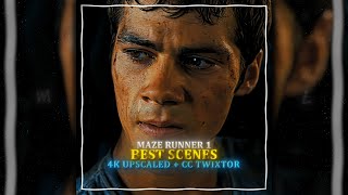 Best Scenes  Maze Runner  4K 60FPS Twixtored Clips [upl. by Enilemme781]