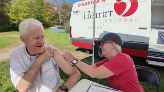 Hurricane Helene Medical team from Heart to Heart International in Cruso North Carolina [upl. by Whale]