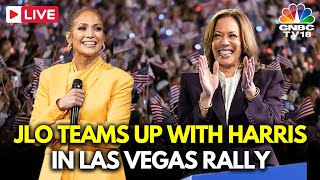 LIVE Jennifer Lopez Campaigns With Kamala Harris at Las Vegas Rally for Latino Votes  Mana  N18G [upl. by Meehyrb720]