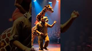 quotUnbelievable Dance Act‼️Dancer Transforms into Giraffe on Americas Got Talentquotagt2024 shorts [upl. by Ardnuaet230]