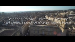 Cursus francoallemand Sciences Po Aix  Université de Freiburg [upl. by Gnol]